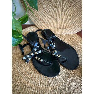 Laundry women’s size 37 black gem sandals